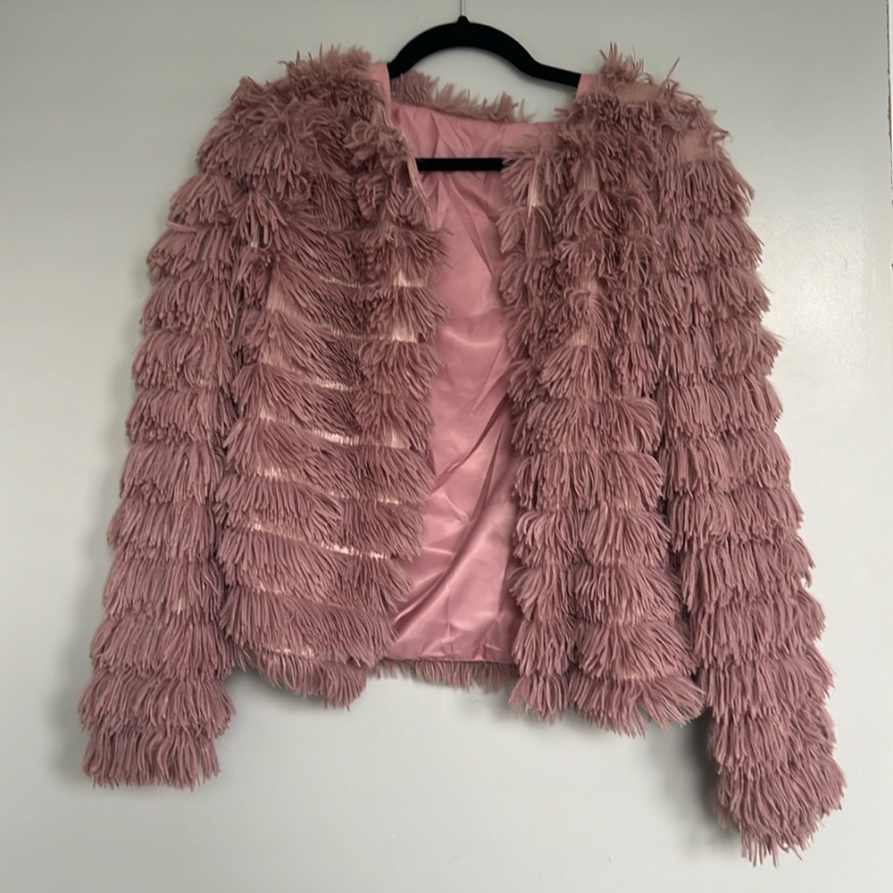 Pink Fuzzy Jacket